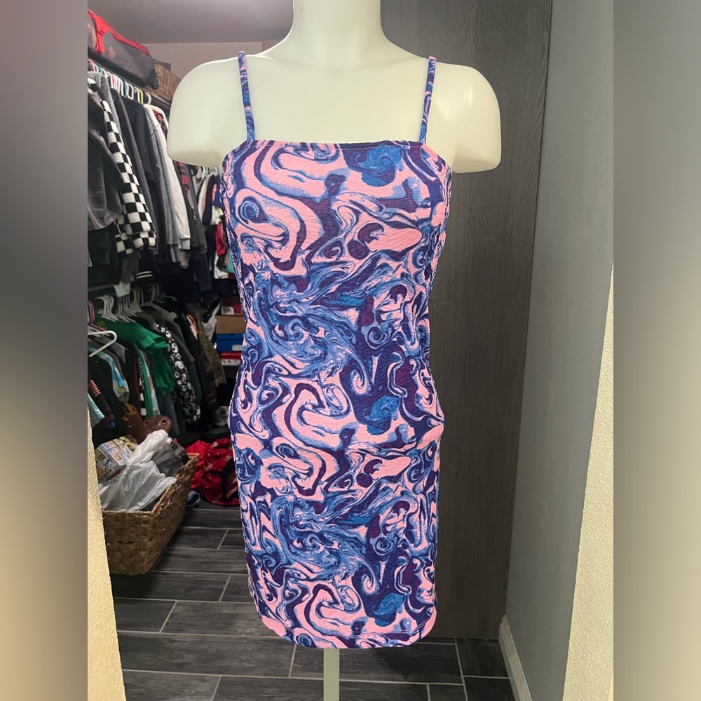 NWT BP Purple, Pink, and Blue Mini Dress